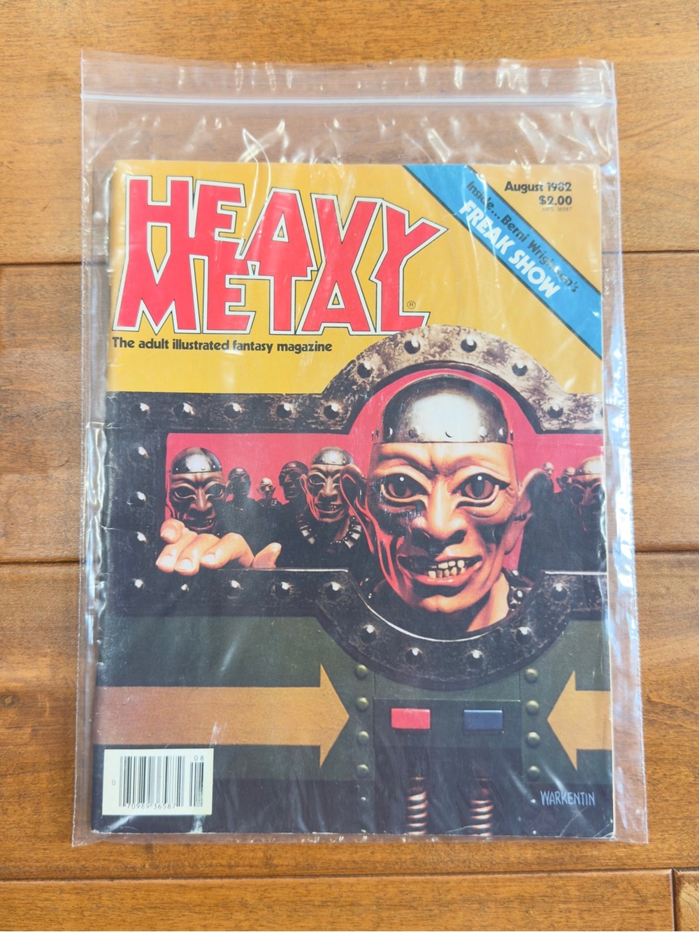 Heavy Metal August 1982 Magazine - Yellow Cover - Picture 9 of 9